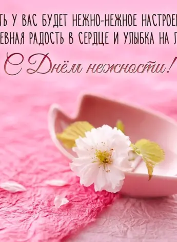 Открытка с днем нежности