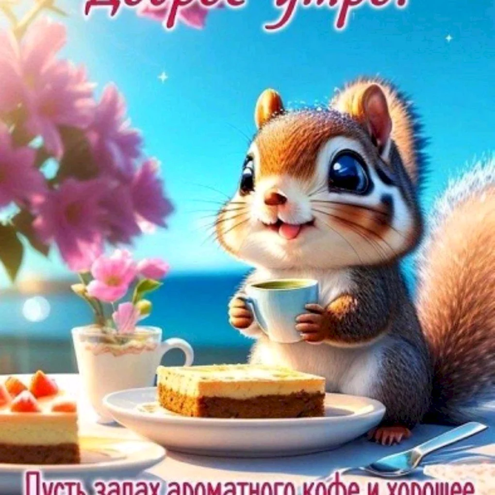 Открытки с добрым утром позитивные