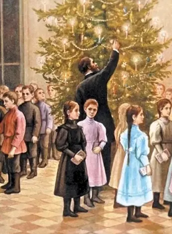 Первая публичная елка 1852 году в Петербурге