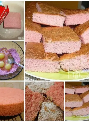 Пирог из киселя в брикетах