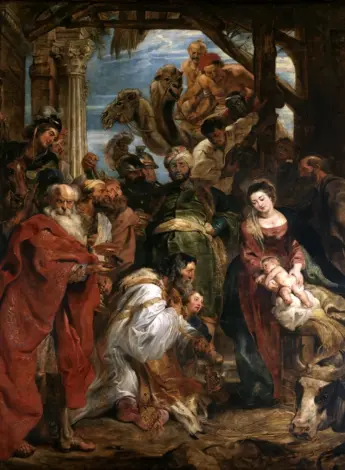 Питер Пауль Рубенс 1577–1640 поклонение волхвов 1624.