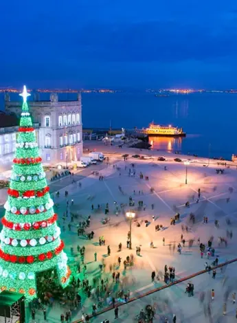 Португалия Лиссабон Рождество