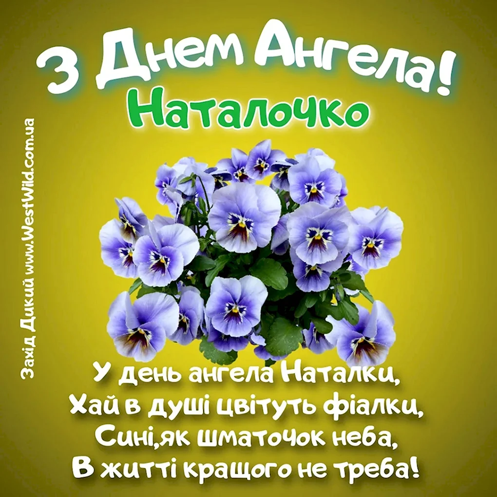 Поздравления с днём Натальи