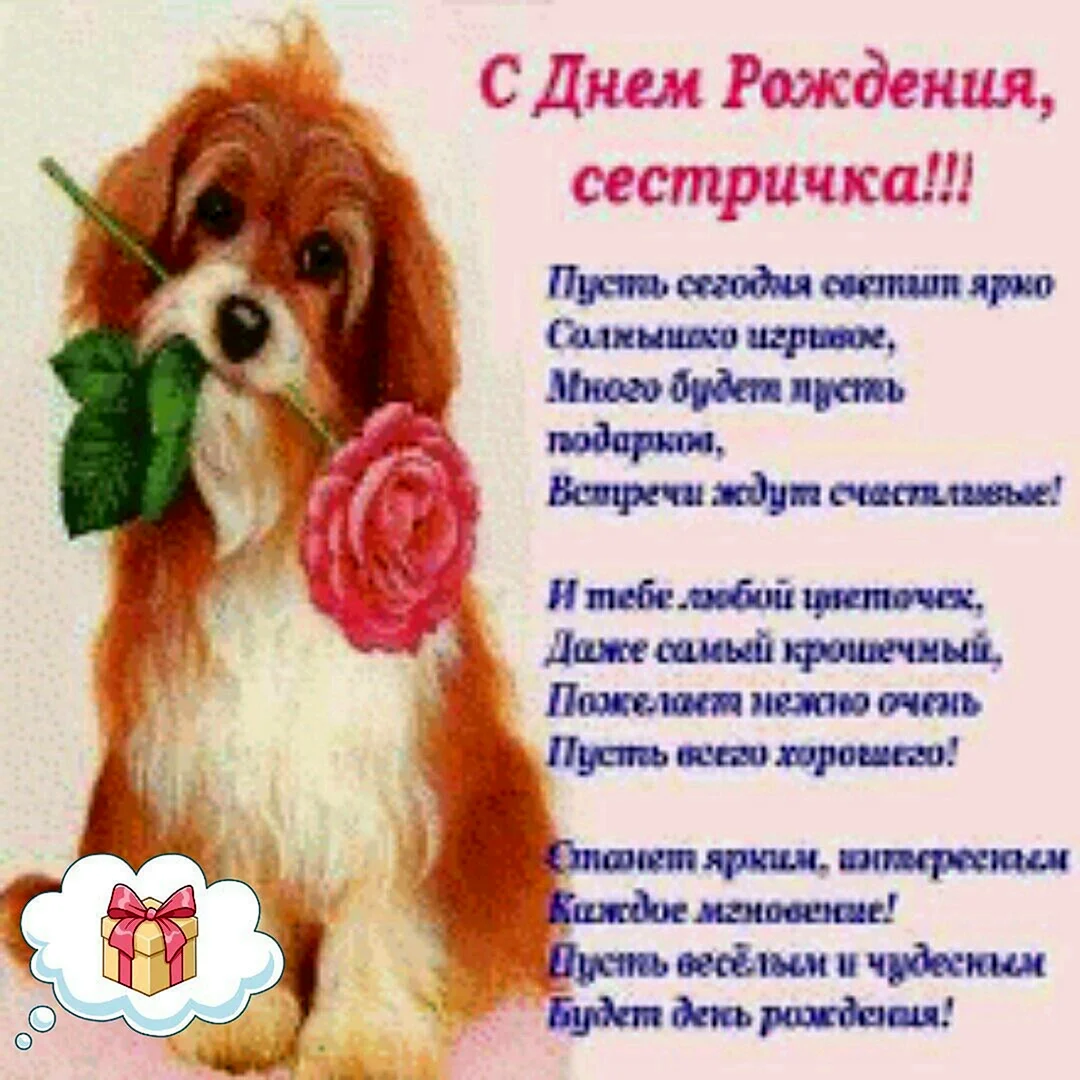 Поздравления с днём рождения сестре Ларисе