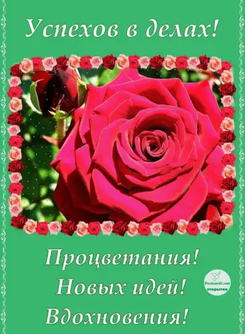 Пожелания успехов