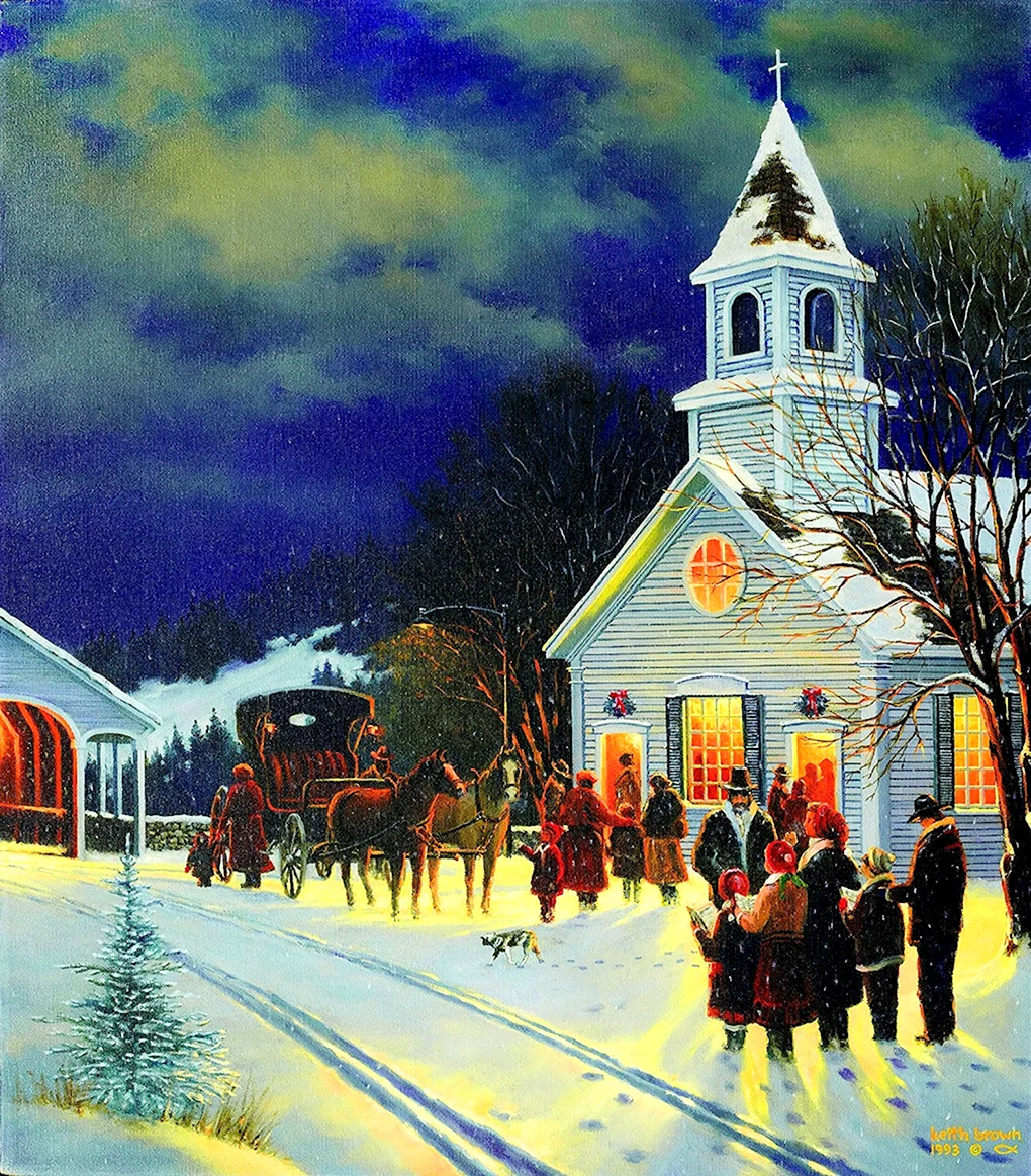 Православное Рождество в живописи