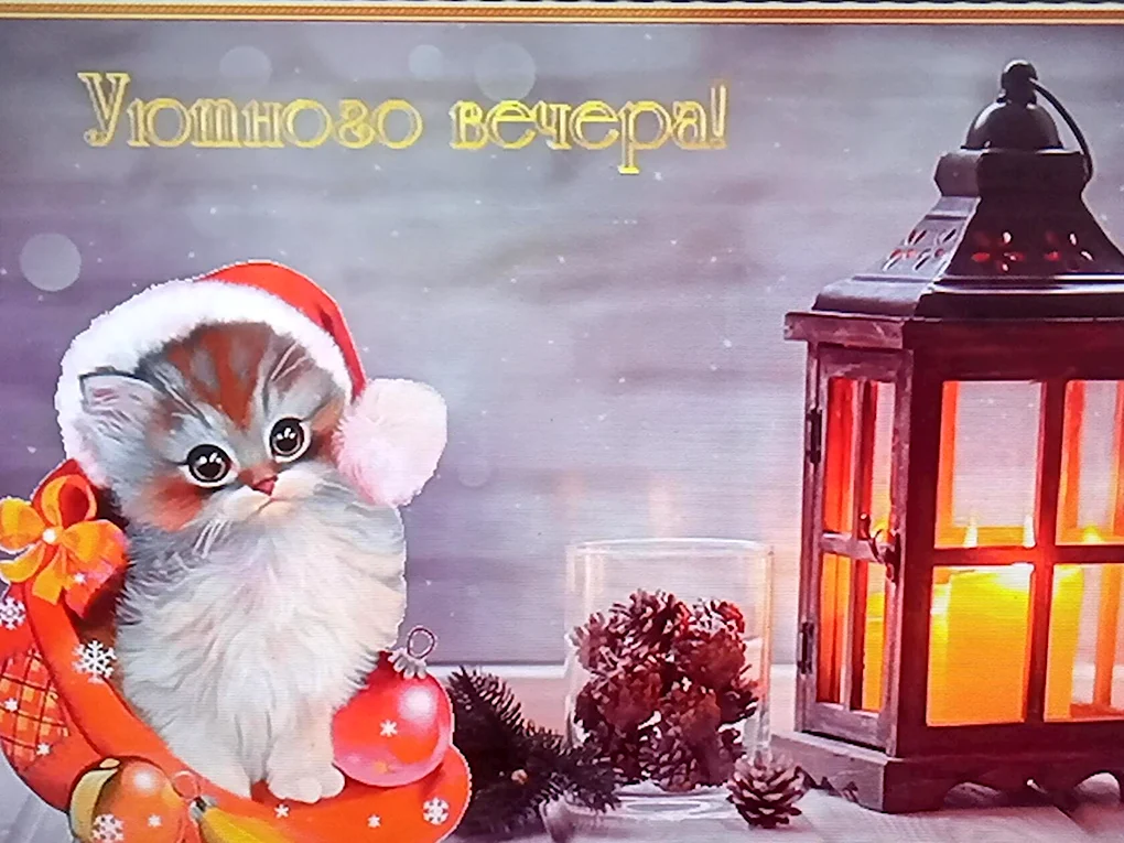 Приятного зимнего вечера