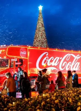 Рождественский грузовик Coca-Cola