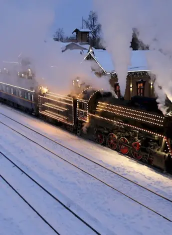 Рождественский ретро поезд Иваново Шуя