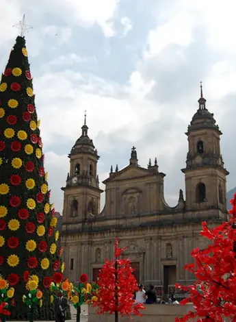 Рождество в Боготе Колумбия