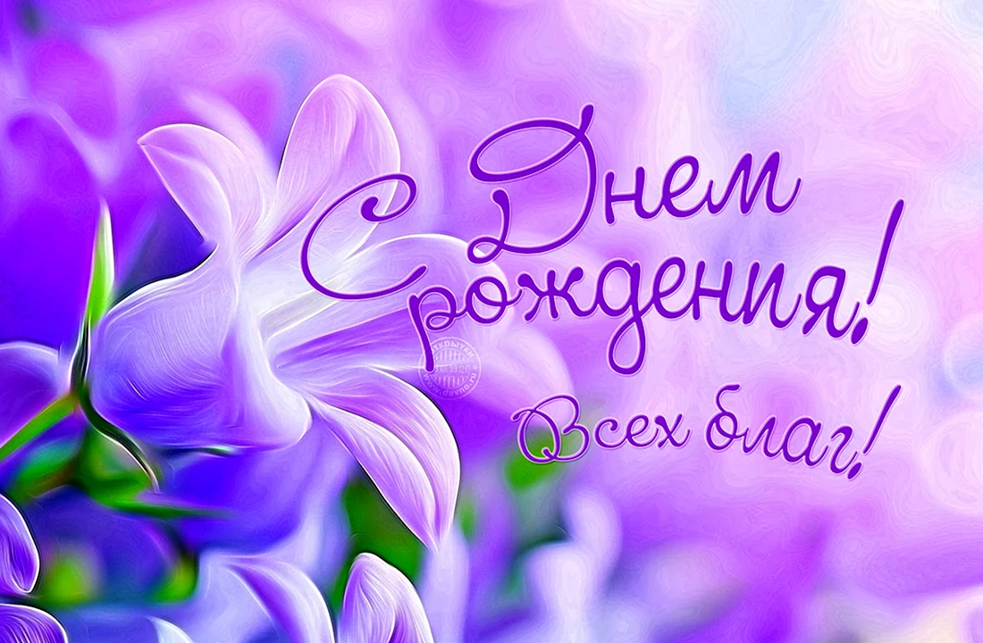 С днем рождения