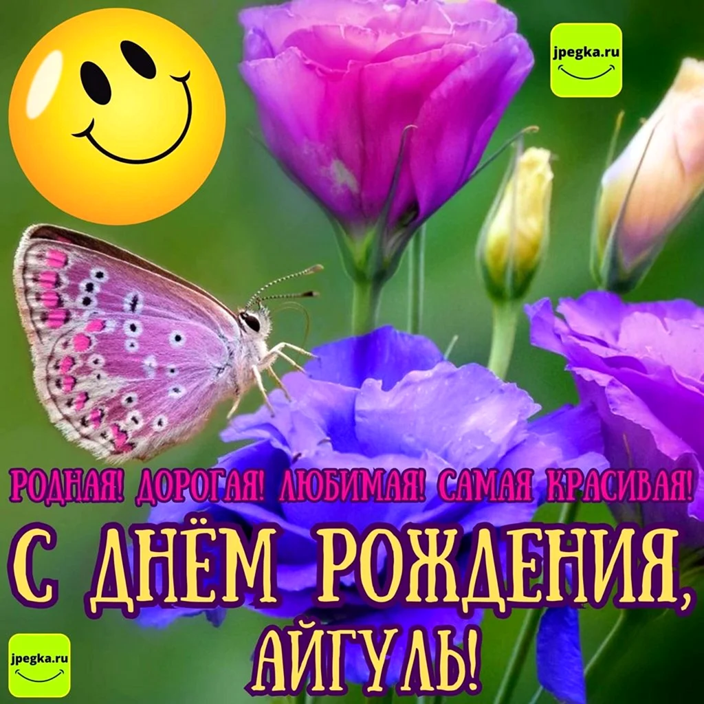 С днем рождения Айгулечка