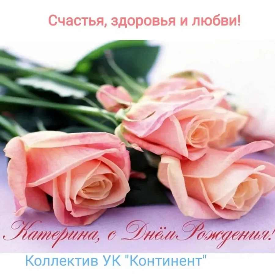 С днём рождения Екатерина