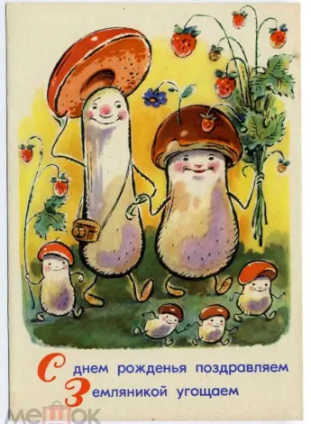 С днем рождения грибы