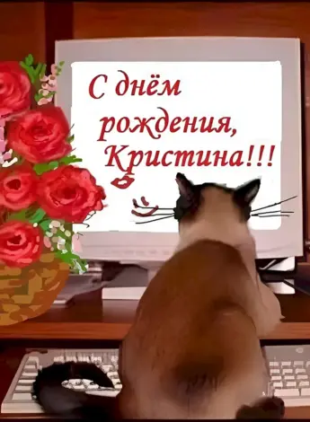 С днём рождения Кристина