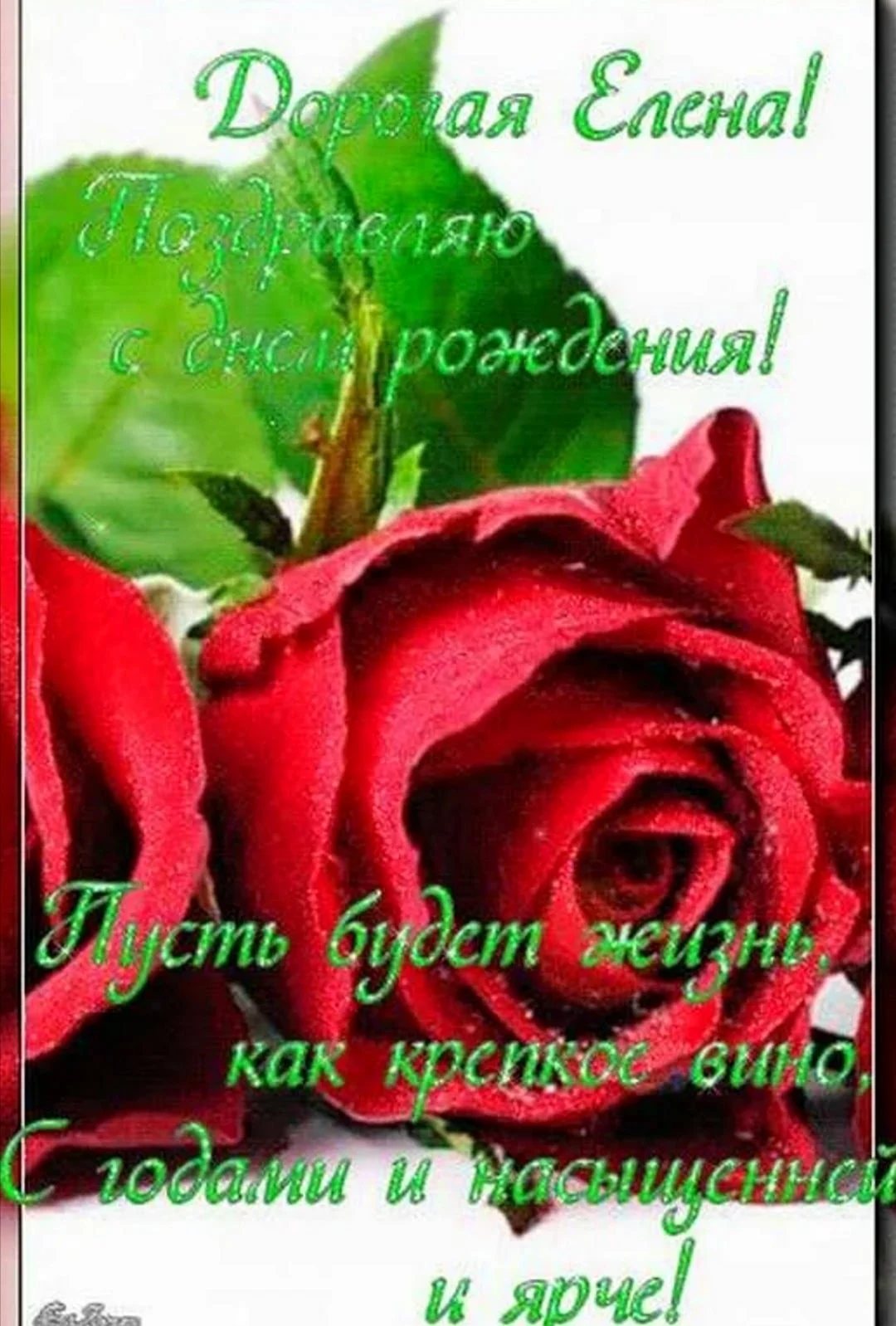 С днём рождения Леночка