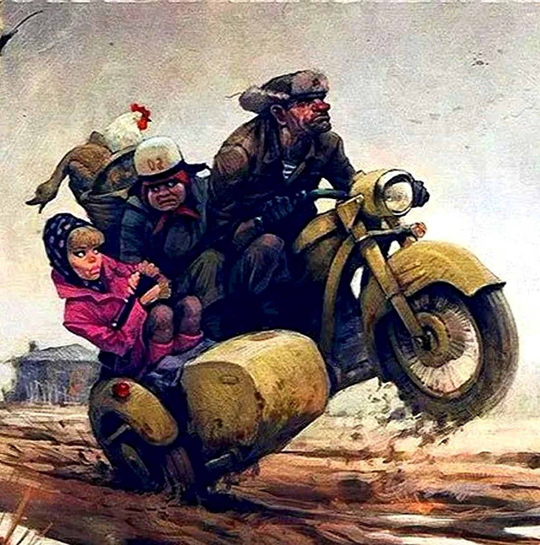 С днём рождения мотоциклисту