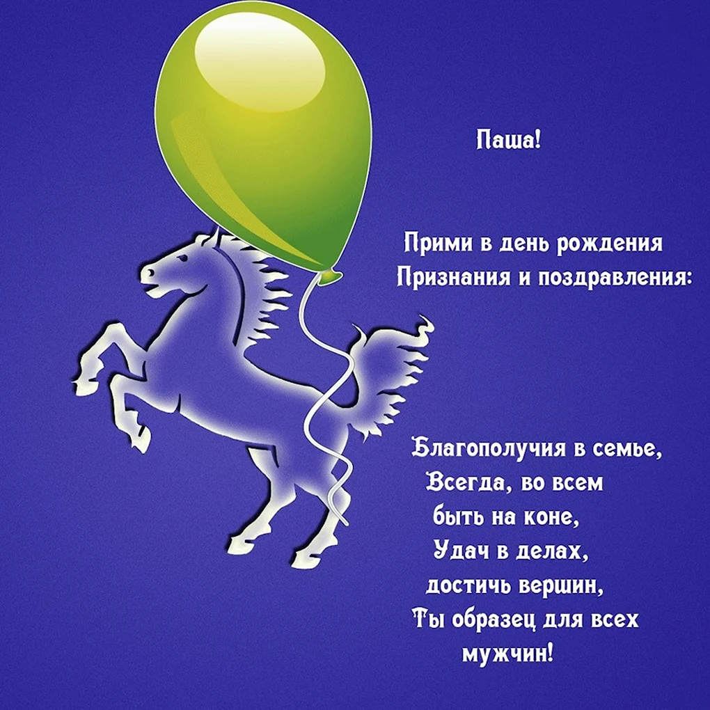 С днём рождения Паша