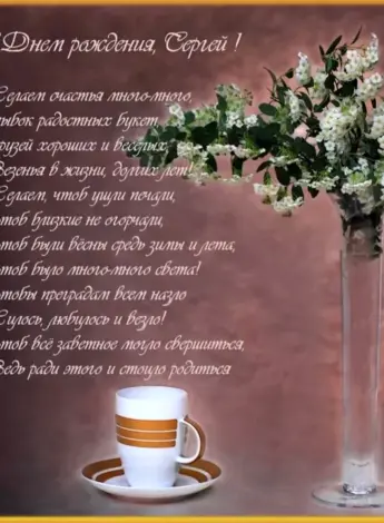 С днём рождения Сергей