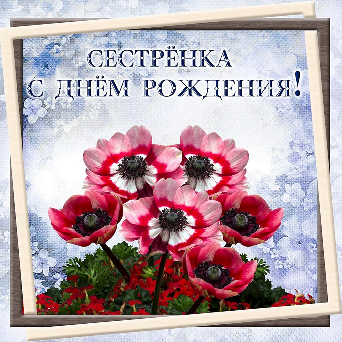 С днём рождения сестра