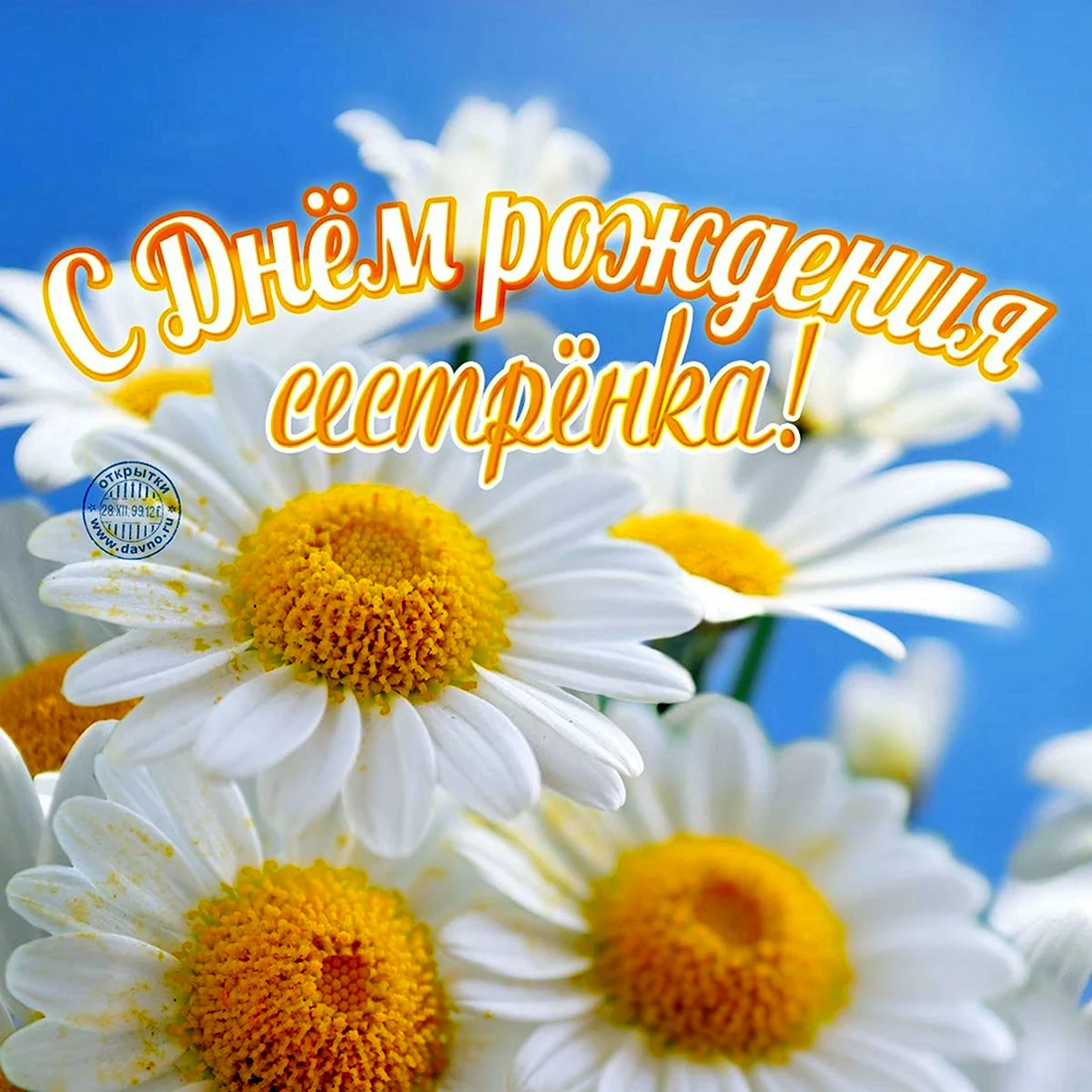 С днём рождения сестра