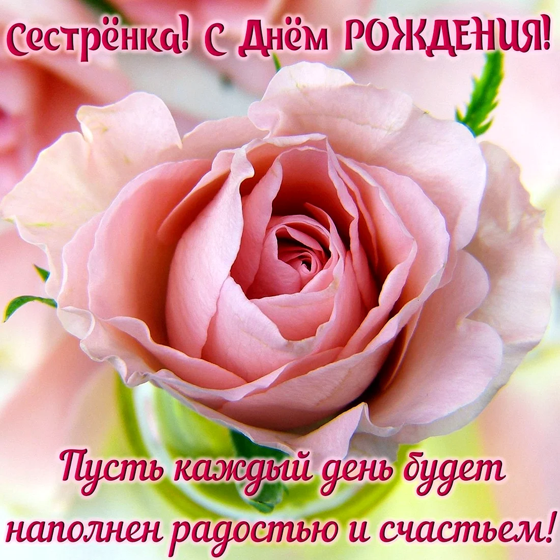 С днём рождения сестрёнка