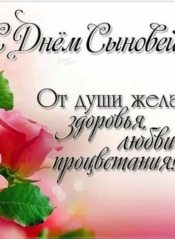 С днем сыновей