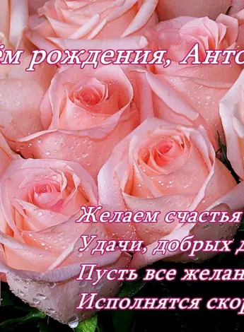 С юбилеем Антонина
