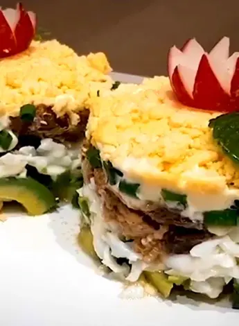 Салат Мимоза кето