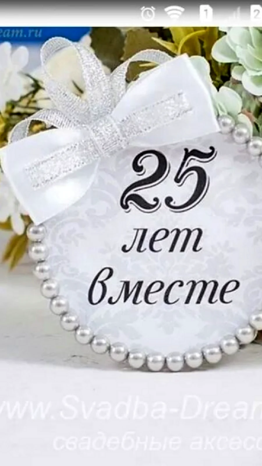 Серебряная свадьба