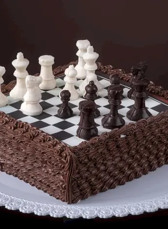 Шахматный торт
