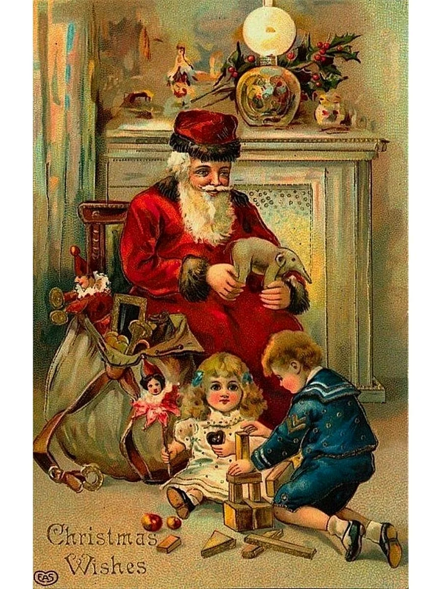 Старинные новогодние открытки