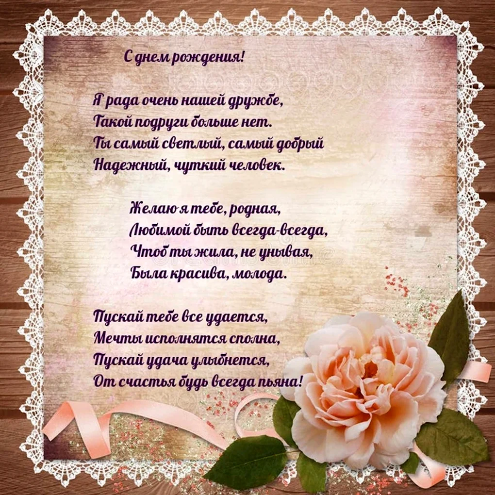 Поздравления с Днем Рождения подруге 💐