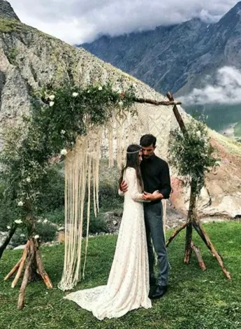 Свадьба бохо в горах