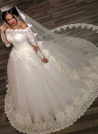 Свадебные платья пушистые