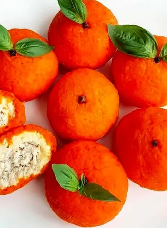 Сырная закуска мандаринки