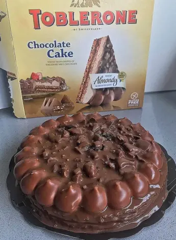 Toblerone торт