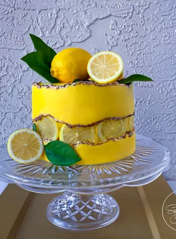 Торт Лимончелло лимонный курд