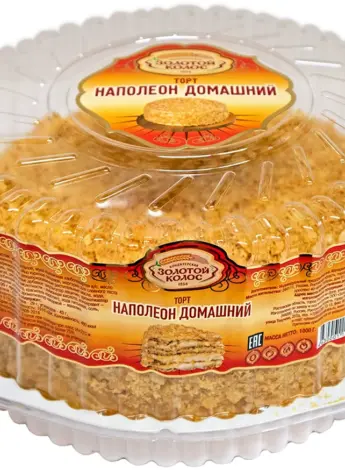 Торт Наполеон золотой Колос