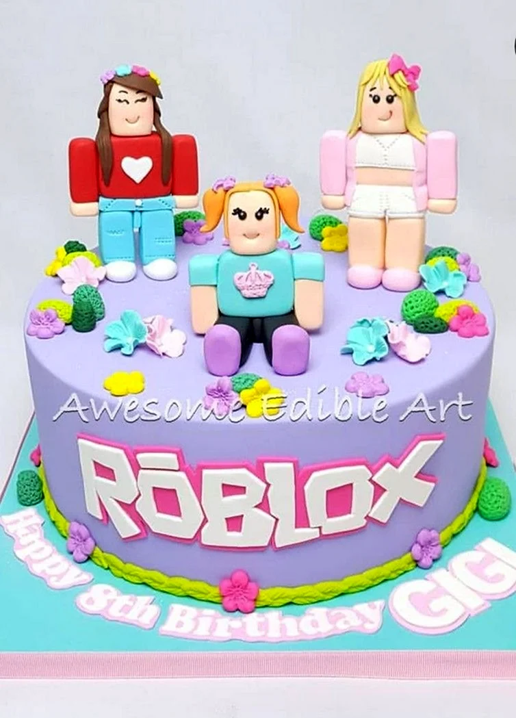 Торт РОБЛОКС для девочки 10 лет
