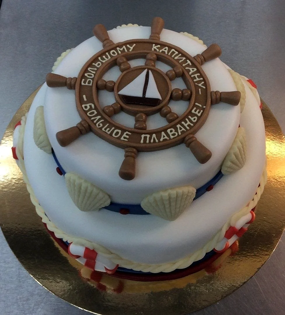 Торт в морском стиле