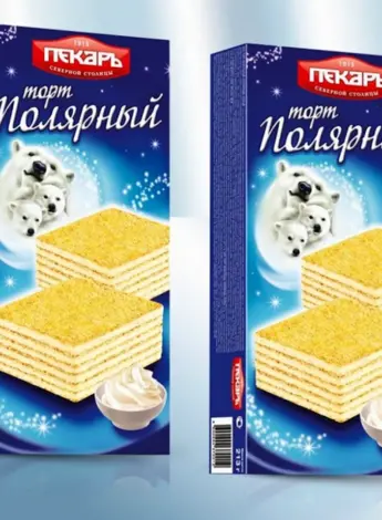 Торт вафельный Полярный пекарь