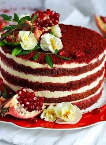 Торта красный бархат Red Velvet.
