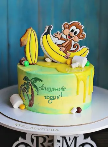 Тортик с обезьянками