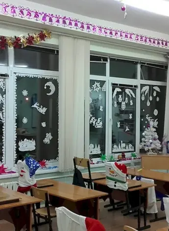 Украсить класс к новому году