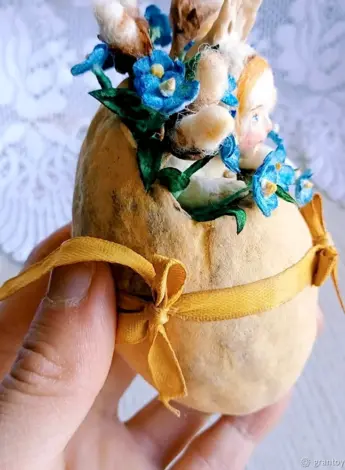 Ватные игрушки на Пасху