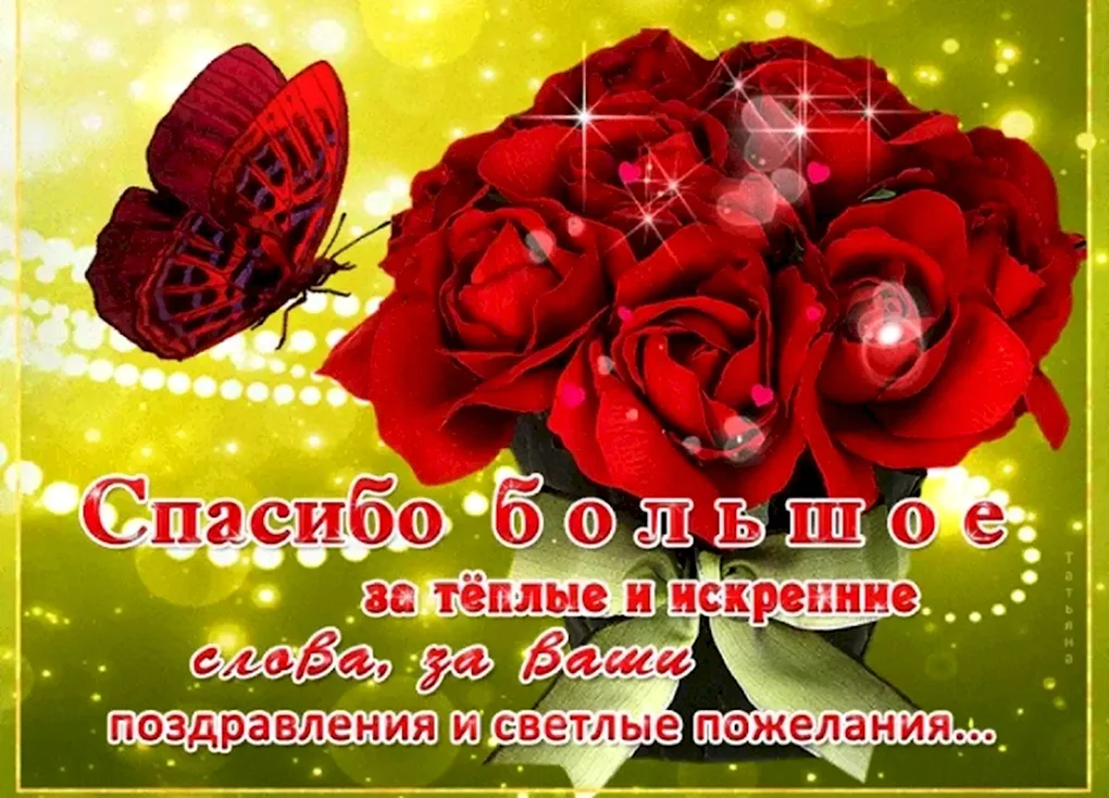 Всем большое спасибо за поздравления