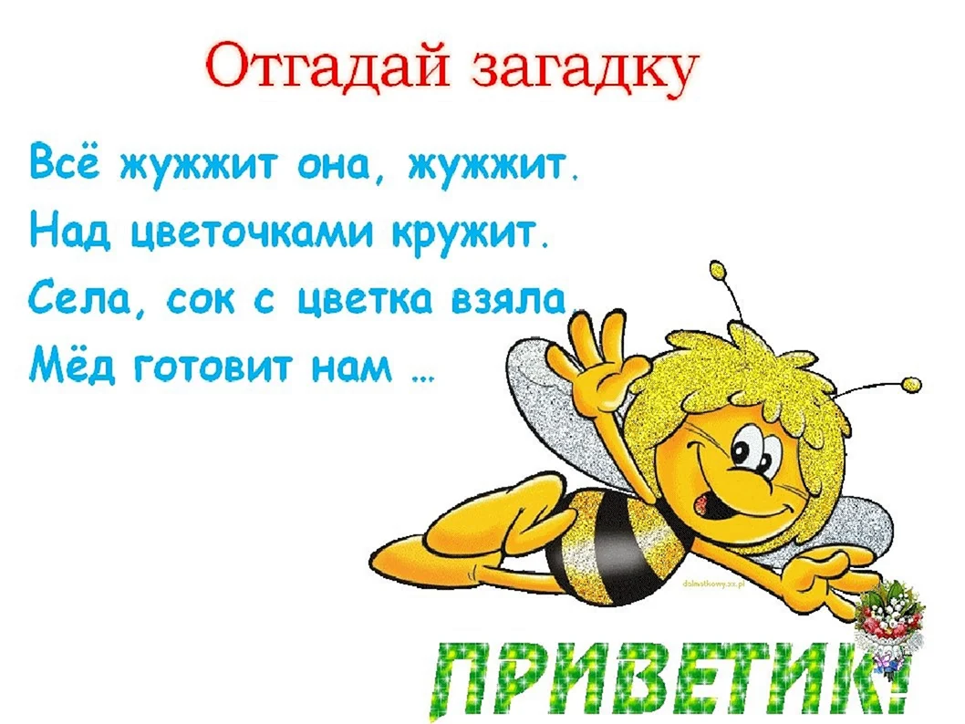 Загадка про пчелу