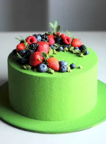 Зеленый торт