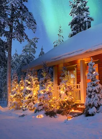 Зимний домик